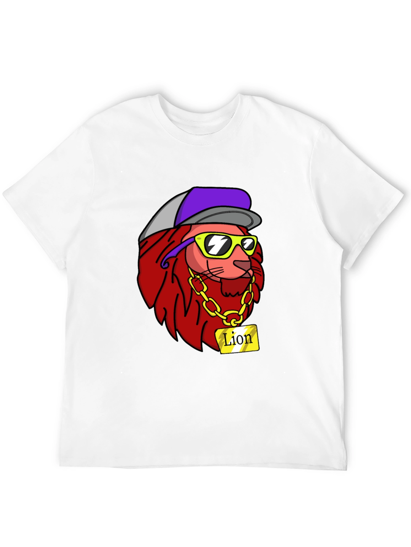 Black Cool Lion Graphic Tee - Streetwear Style view 12