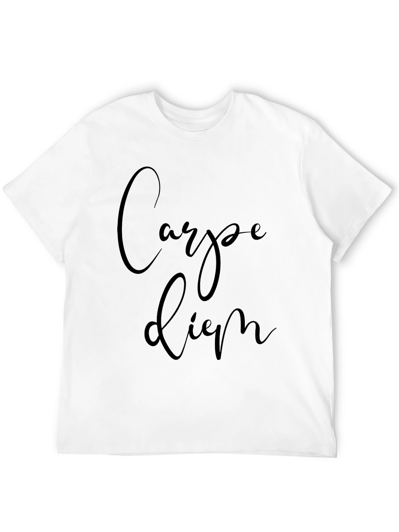 Black Carpe Diem Black T-Shirt - Seize the Day! view 12