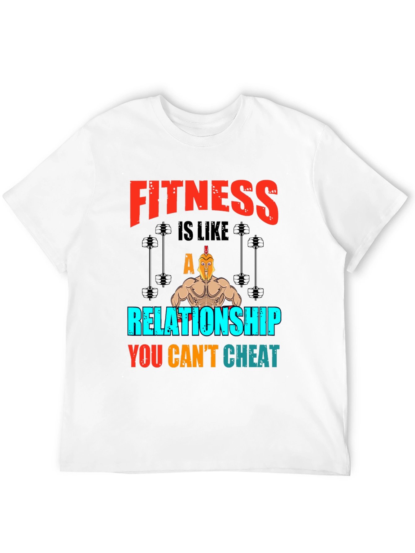 Black Fitness Relationship Graphic Tee view 12