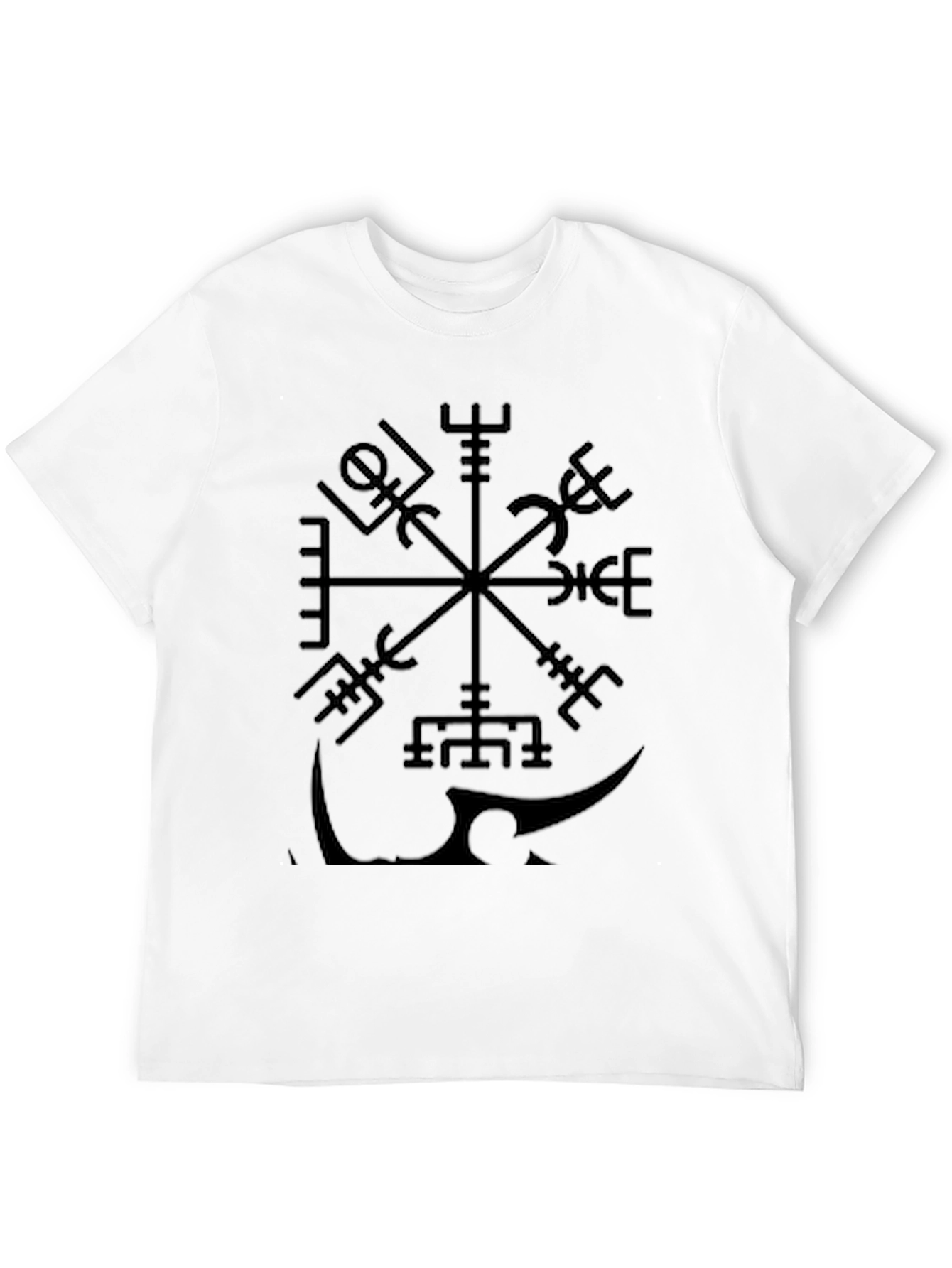 Vegvisir Compass Black T-Shirt - 12