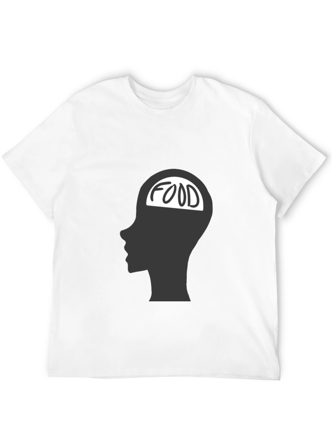 Black Food on the Brain T-Shirt view 12