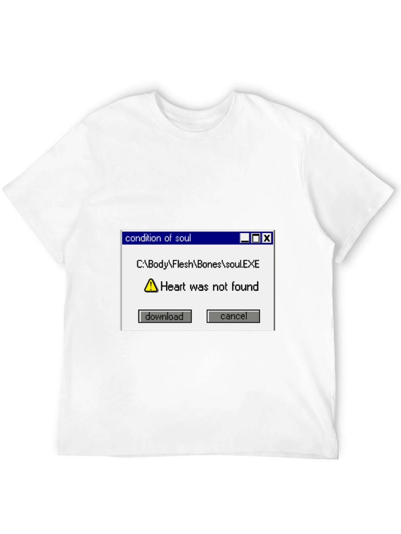 Black Condition of Soul T-Shirt - Heart Not Found view 12