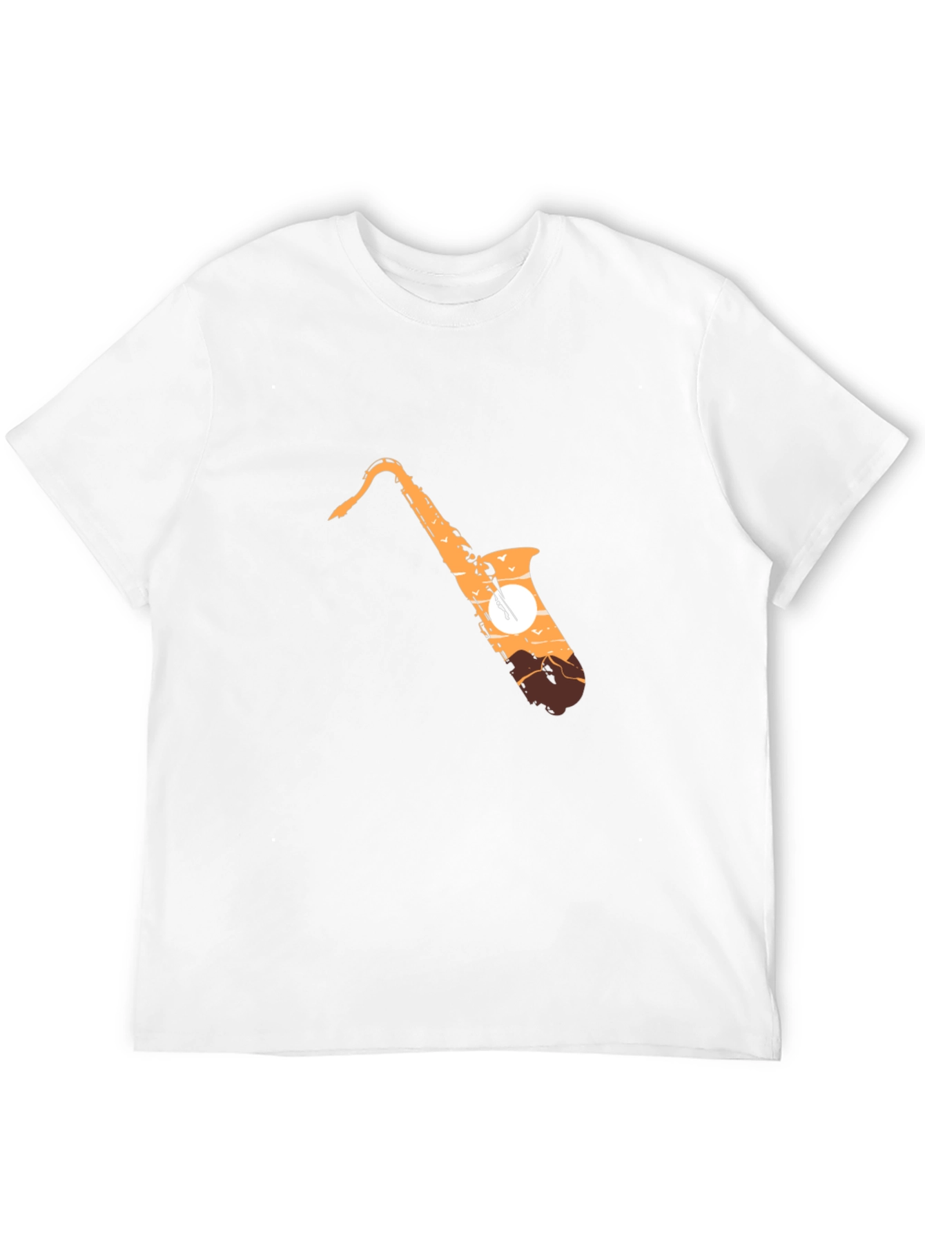 Black Saxophone Sunset Graphic T-Shirt - Stylish Music Lover Tee view 12