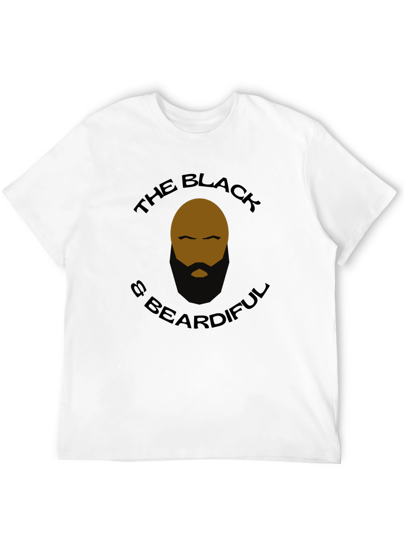 Black The Black & Beardiful T-Shirt - Graphic Tee view 12