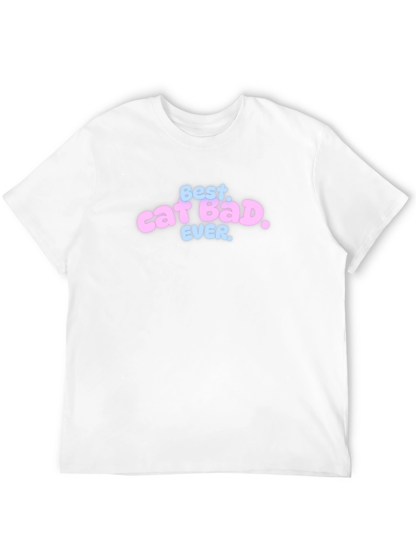 Black Best Cat Dad Ever Black T-Shirt view 12