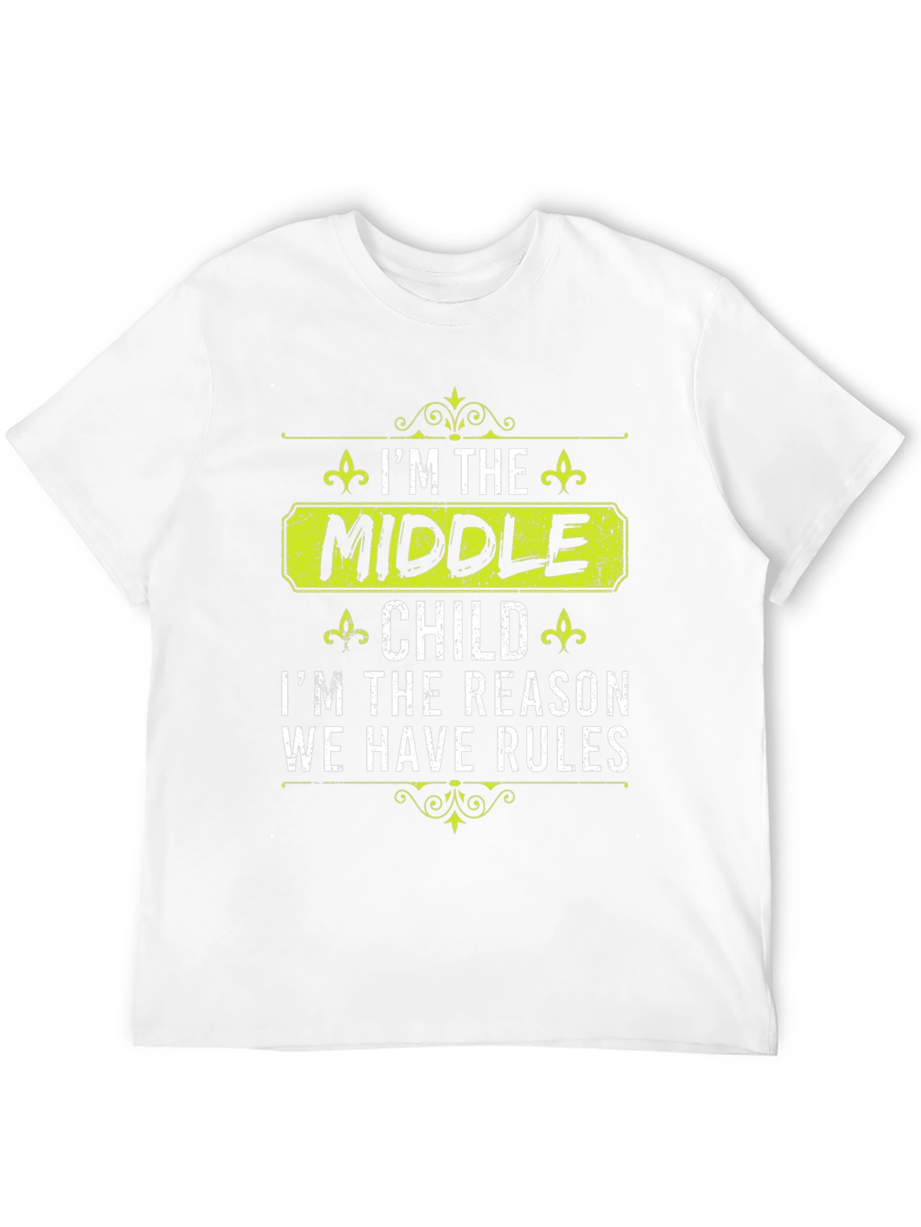 Black Middle Child T-Shirt - Reason for the Rules Tee view 12