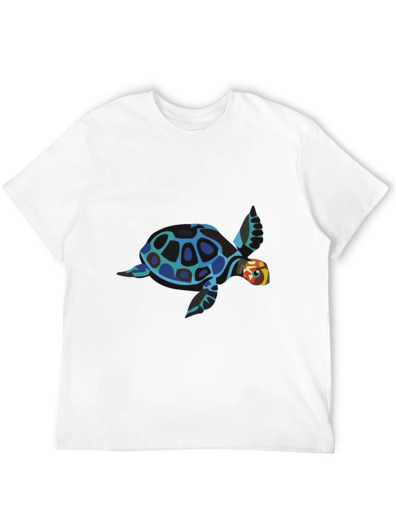 Black Sea Turtle Graphic Tee - Black view 12