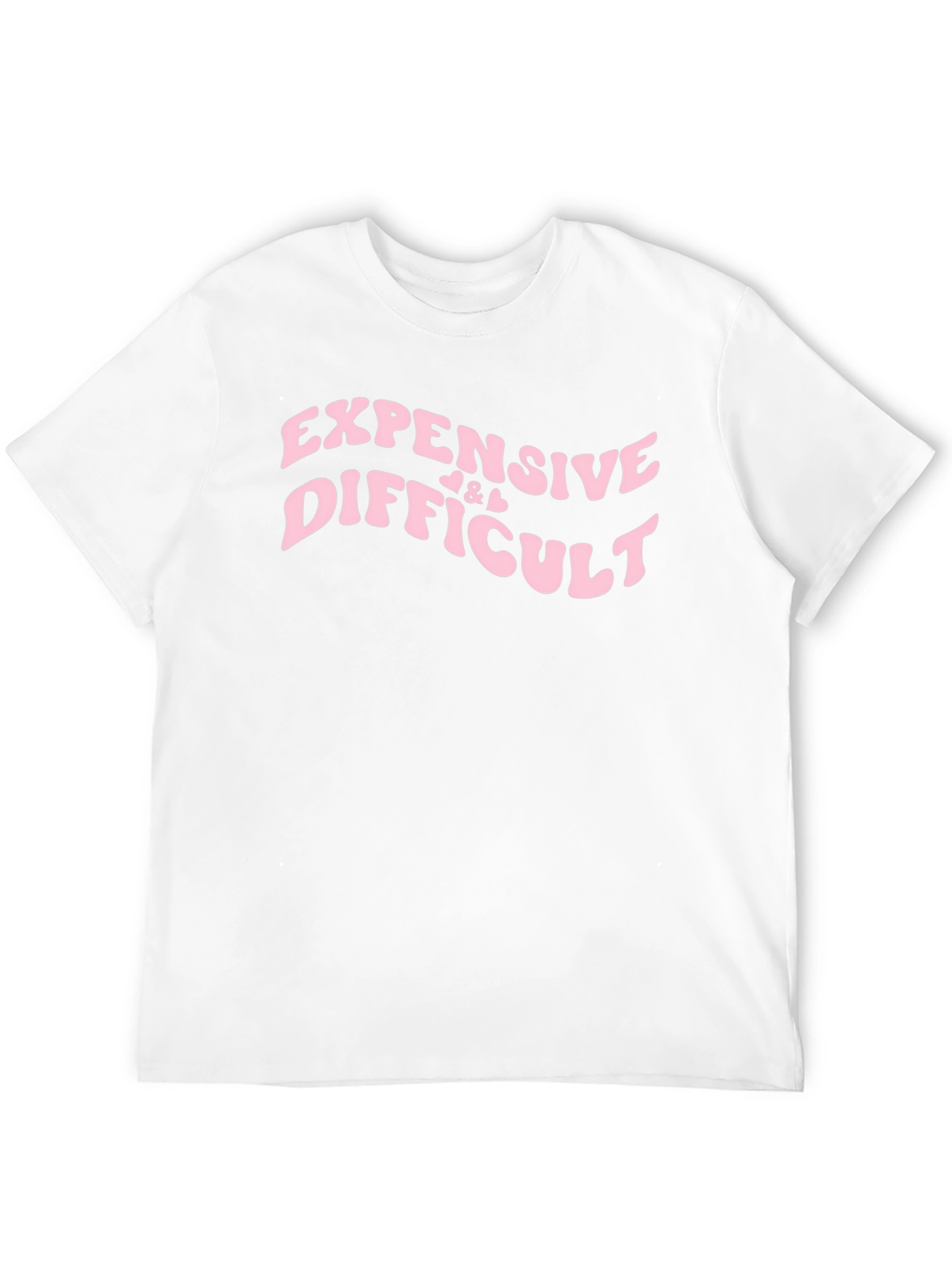 Black Expensive & Difficult Black Graphic Tee Shirt view 12