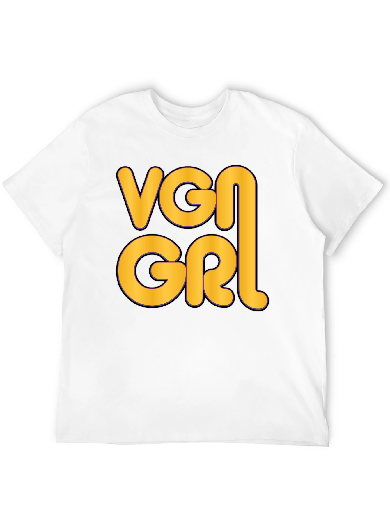 Black VGN GRL Graphic T-Shirt - Unique Design, Casual Wear view 12