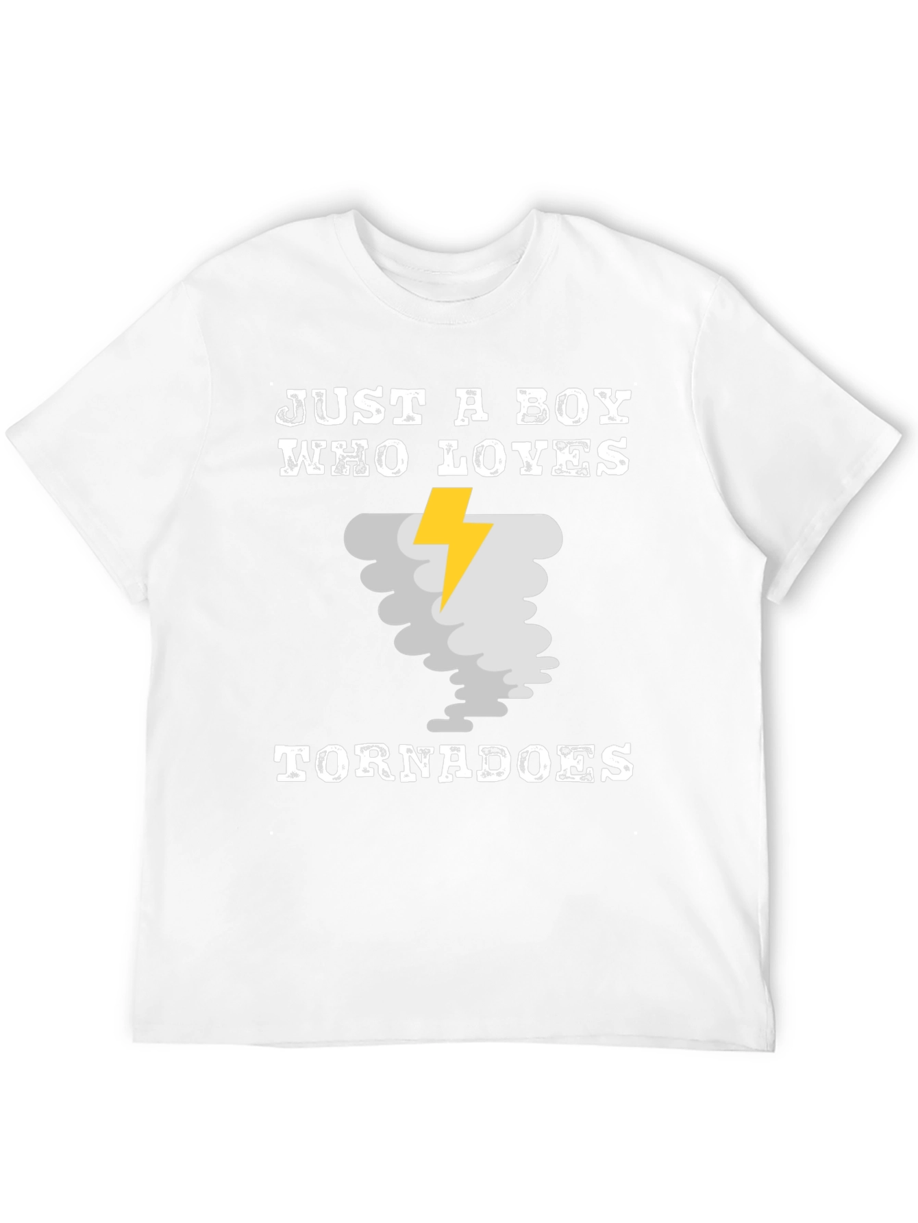 Black Boy Who Loves Tornadoes Graphic Tee view 12