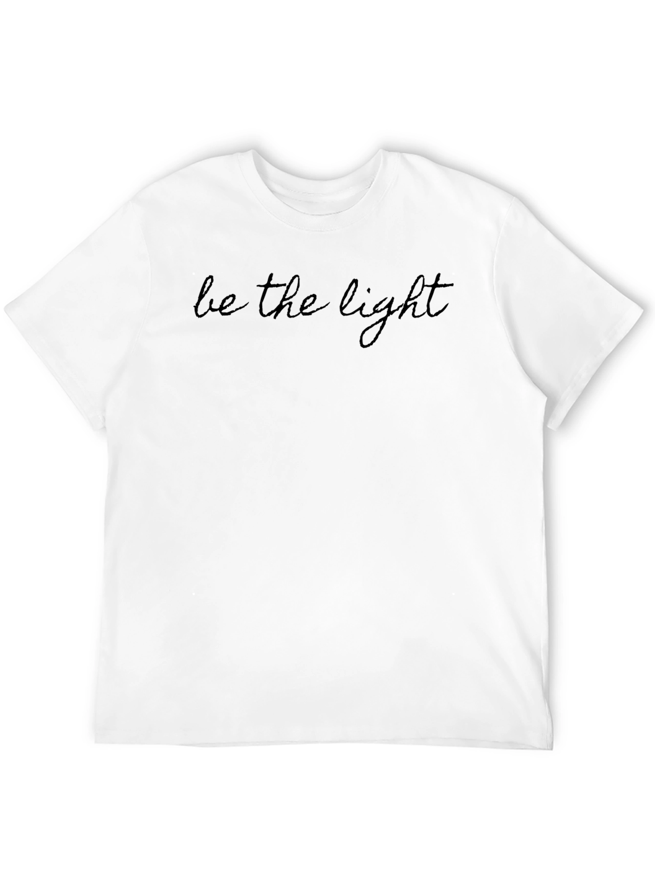 Black Be The Light Black Graphic Tee - Soft Cotton Blend view 12