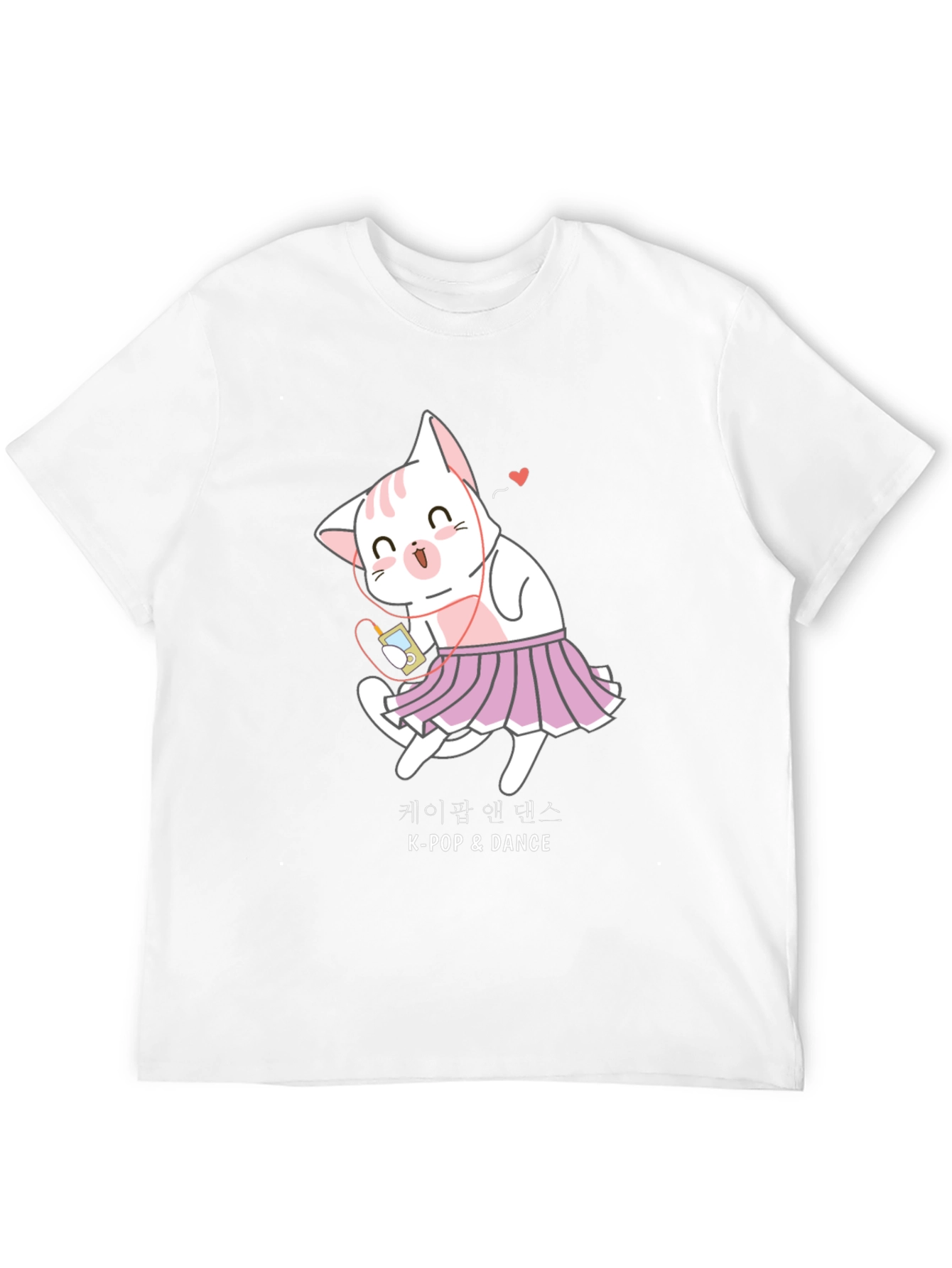 Black K-Pop Dance Cat T-Shirt view 12