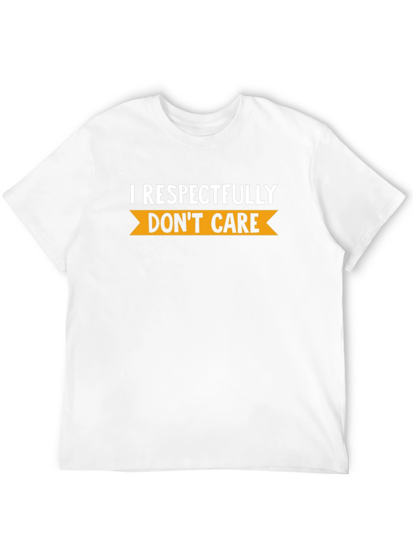 Black Respectfully Don't Care Graphic Tee - Black T-Shirt view 12