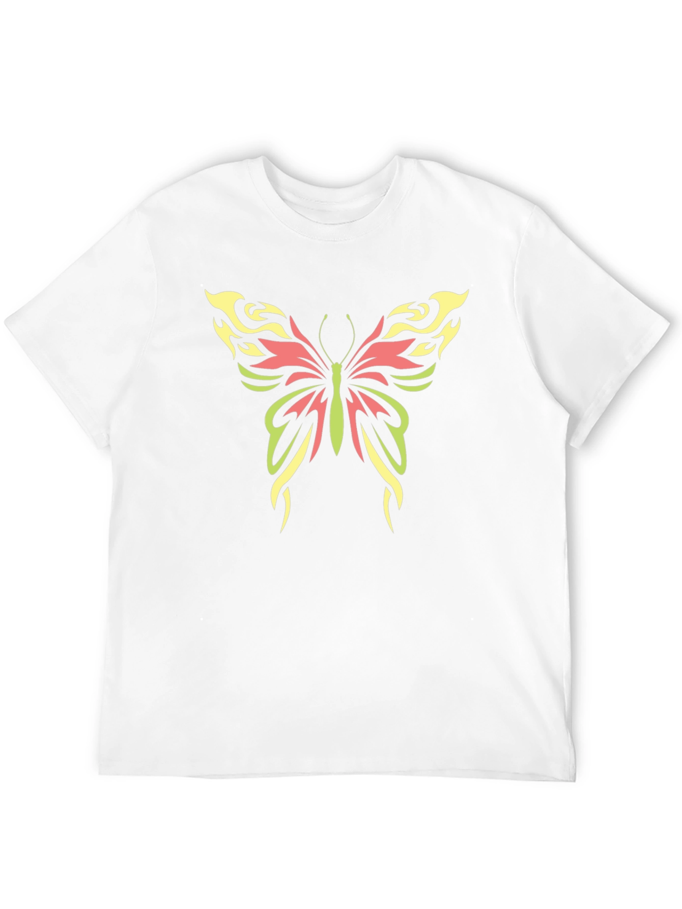 Black Butterfly Graphic Tee - Men's Black T-Shirt view 12