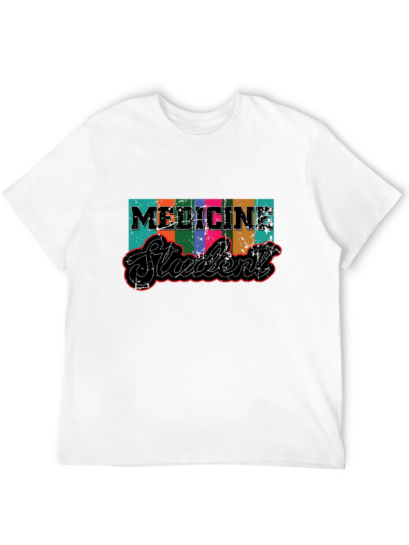 Black Medicine Student Graphic T-Shirt view 12