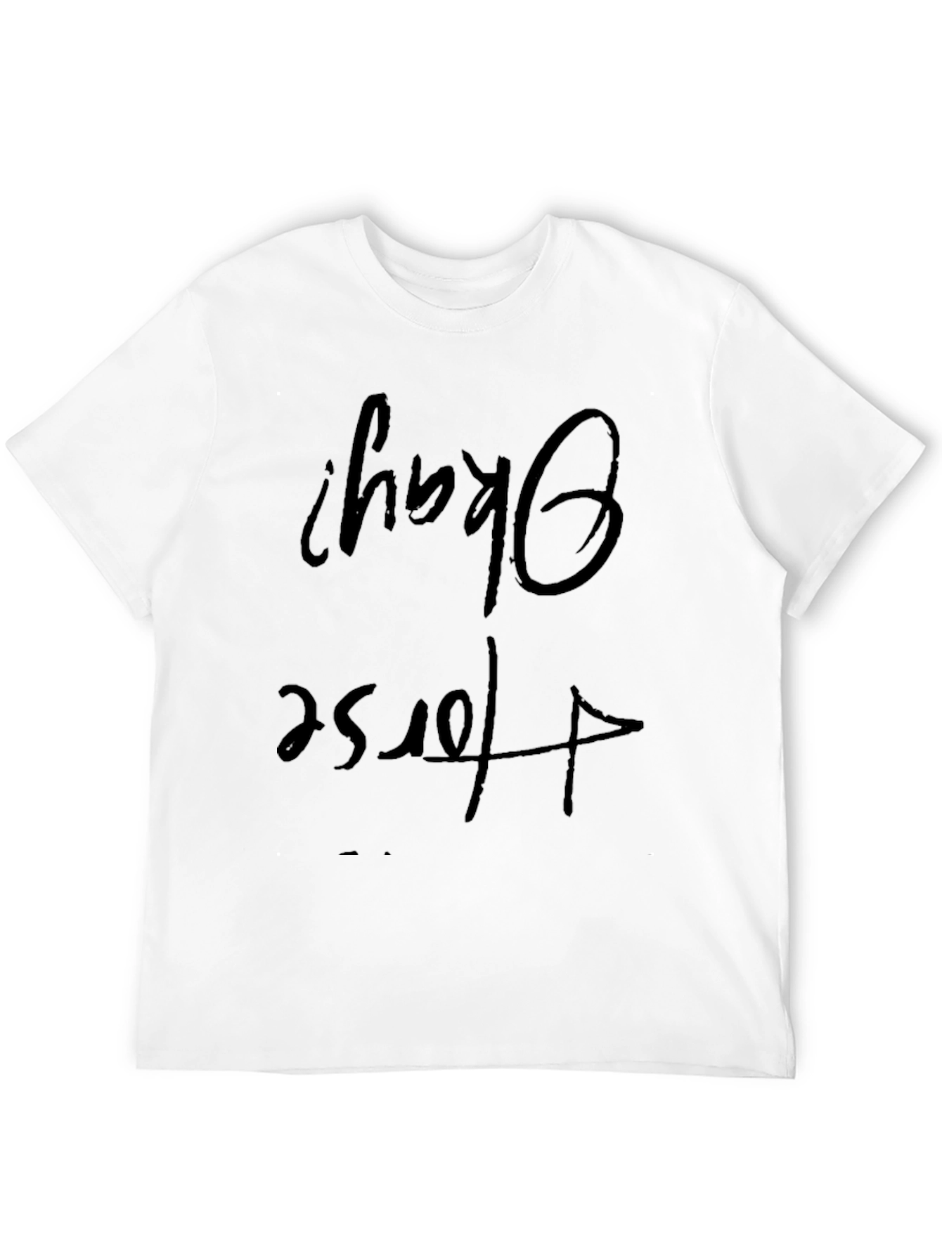 Black Humorous "Okay? For Sure" Black Graphic Tee view 12