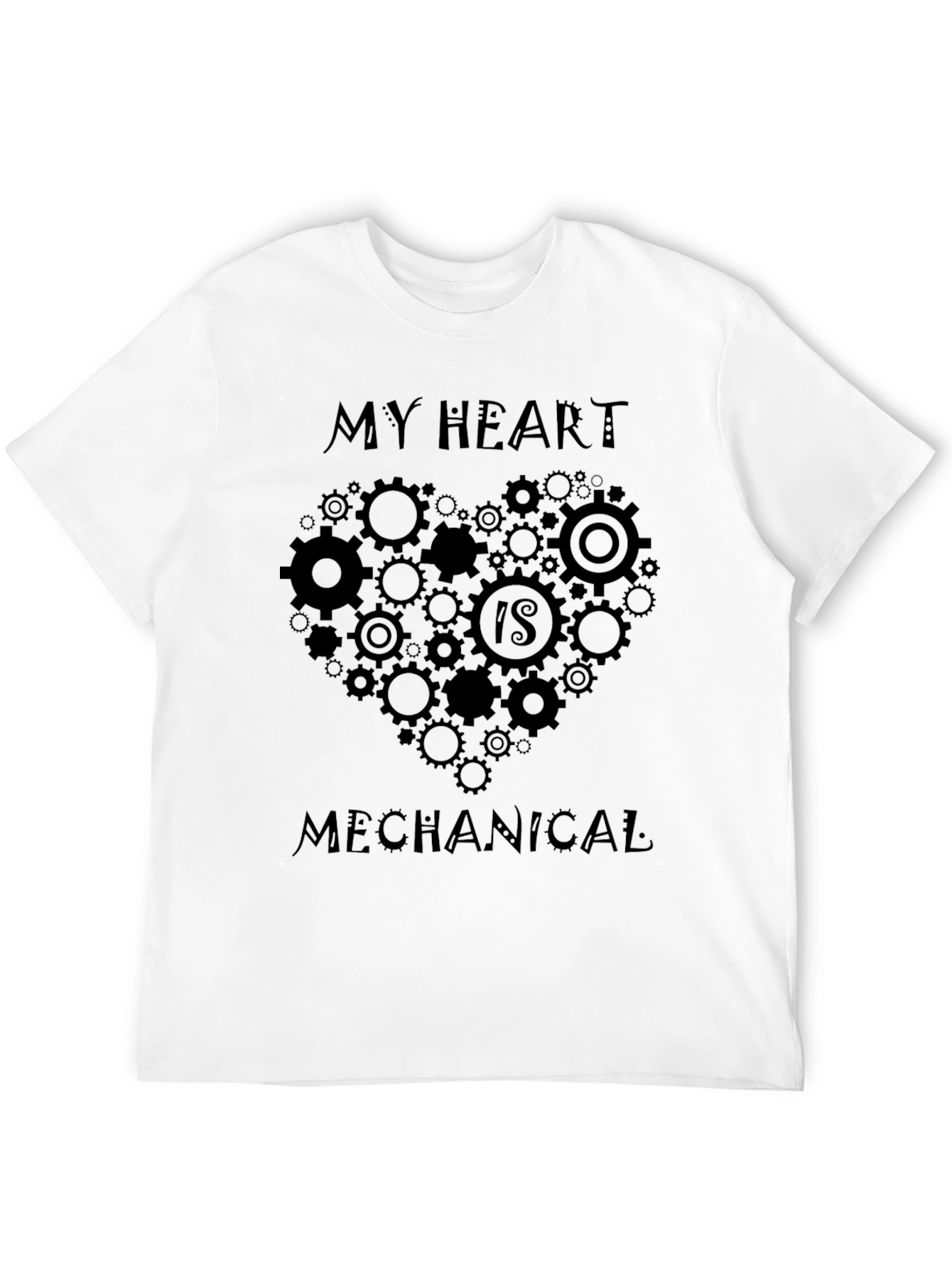 Black My Heart is Mechanical T-Shirt view 12