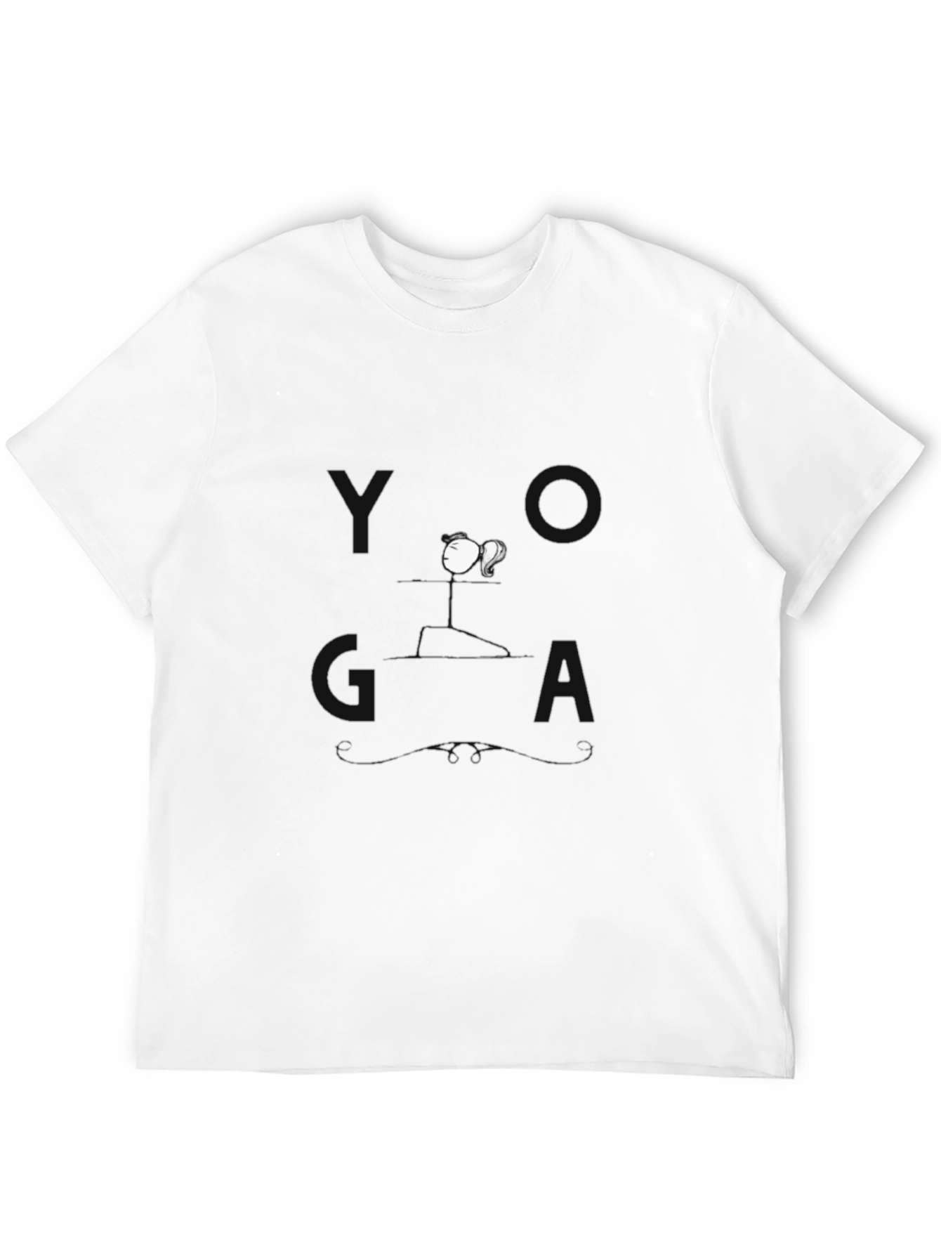 Black Stylish Black Graphic Print T-Shirt for Men view 12