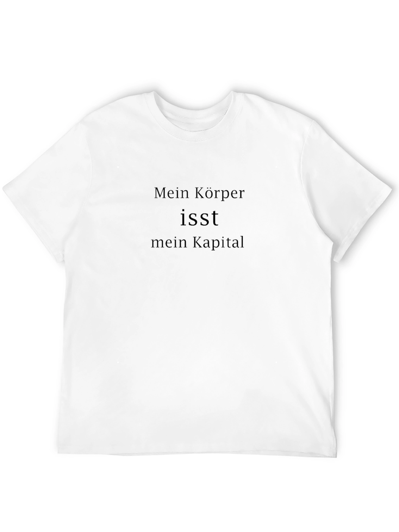 Black Mein Körper Ist Mein Kapital T-Shirt view 12