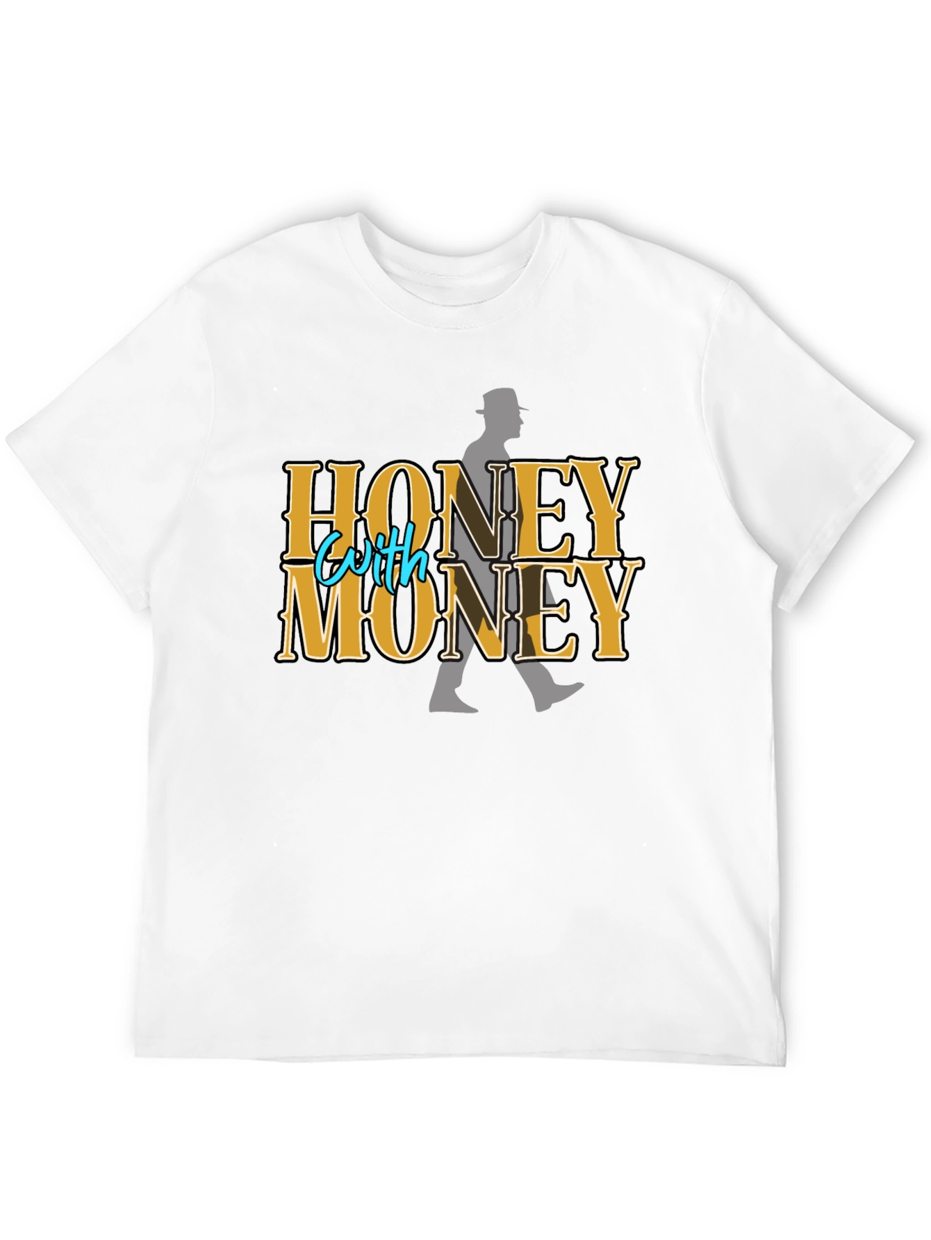 Black Honey with Money Graphic T-Shirt view 12