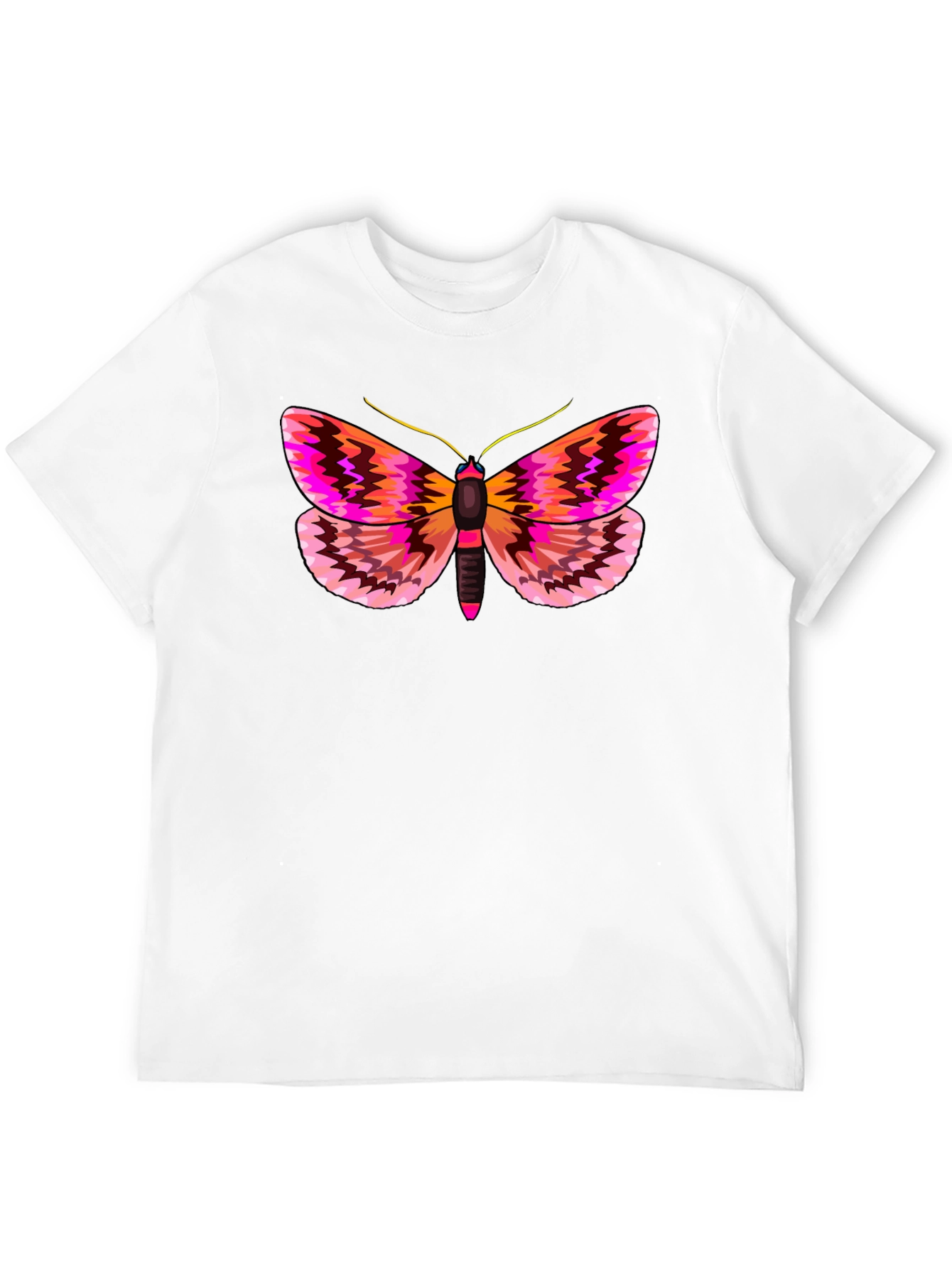 Black Moth Graphic T-Shirt - Unique Butterfly Tee view 12