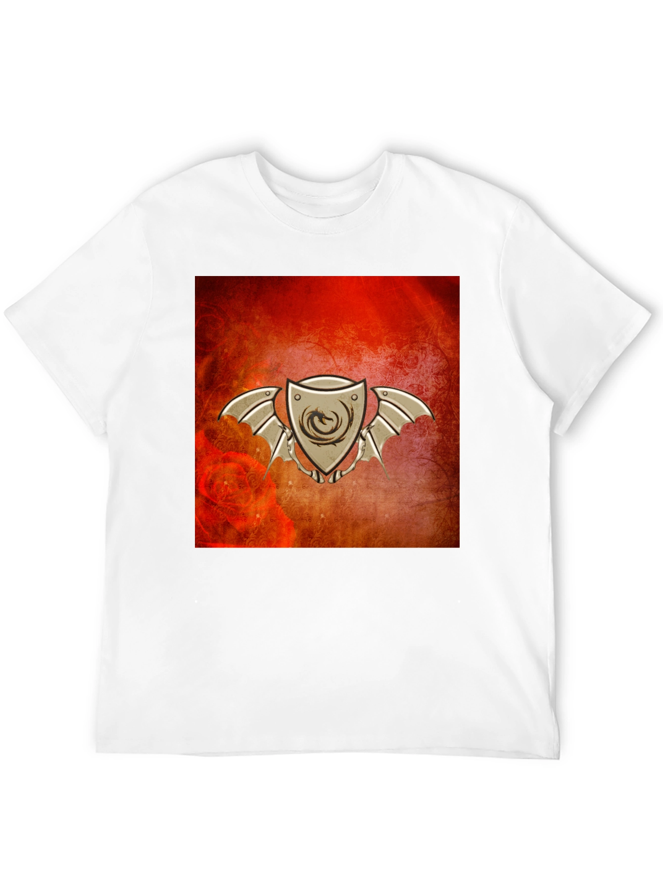 Black Dragon Shield Graphic T-Shirt view 12