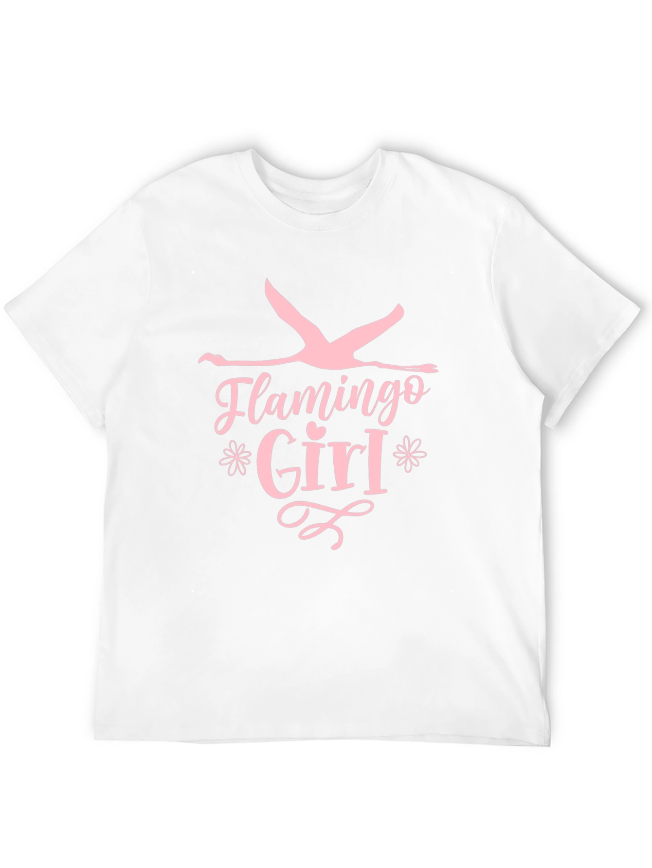 Black Flamingo Girl Black T-Shirt view 12