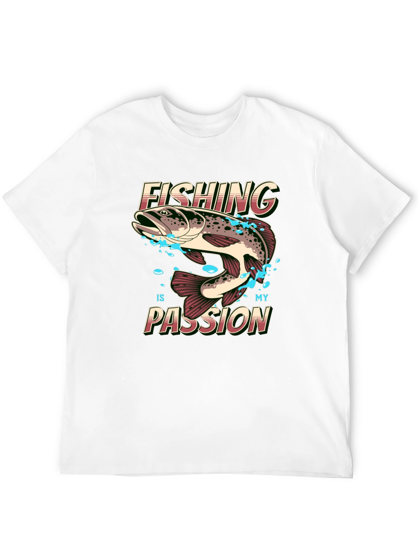 Black Fishing is My Passion Graphic Tee view 12