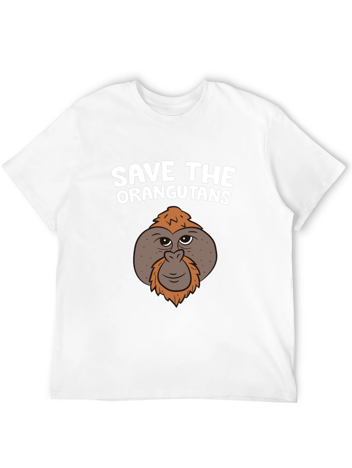 Black Save the Orangutans Graphic T-Shirt view 12