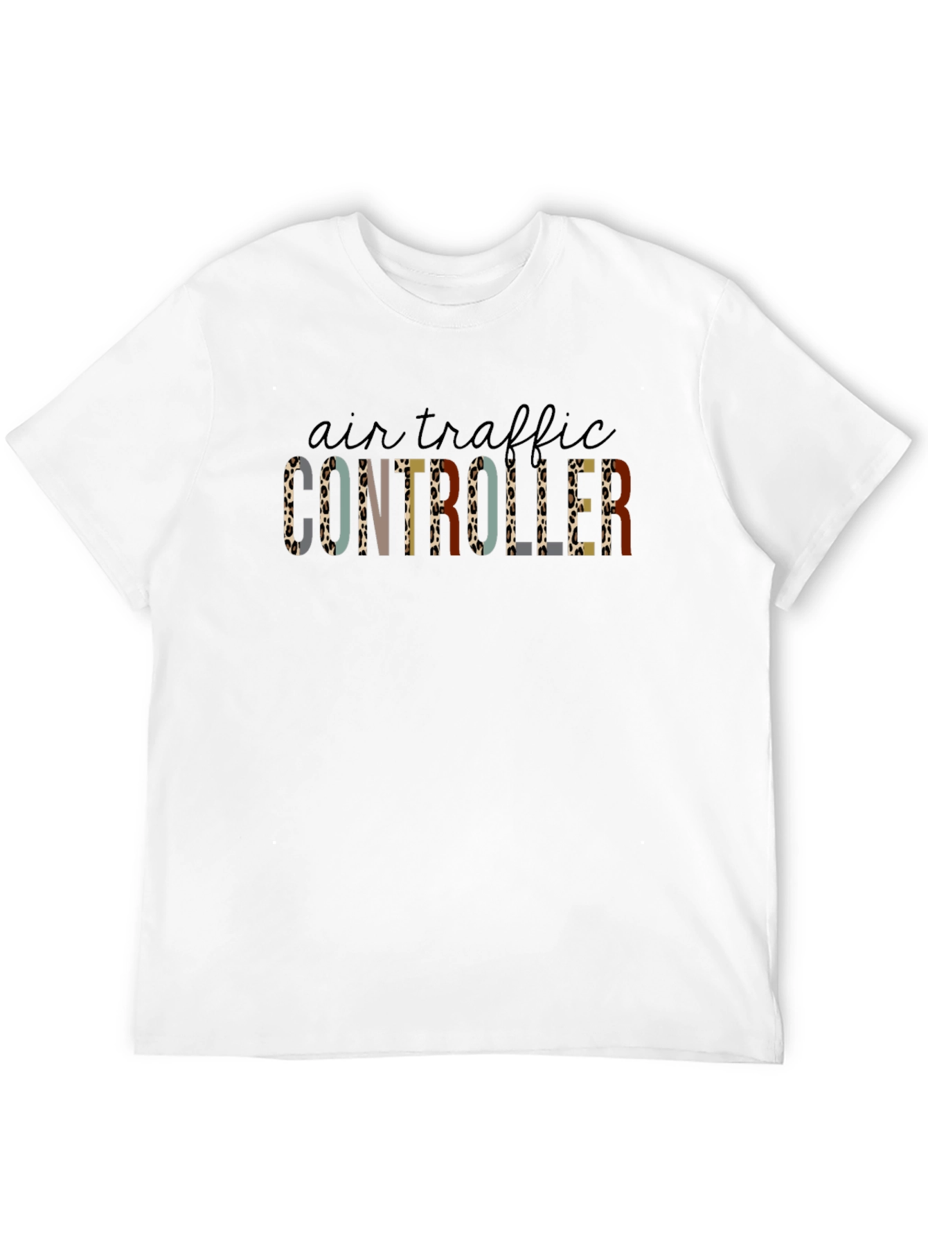 Black Air Traffic Controller Graphic T-Shirt view 12
