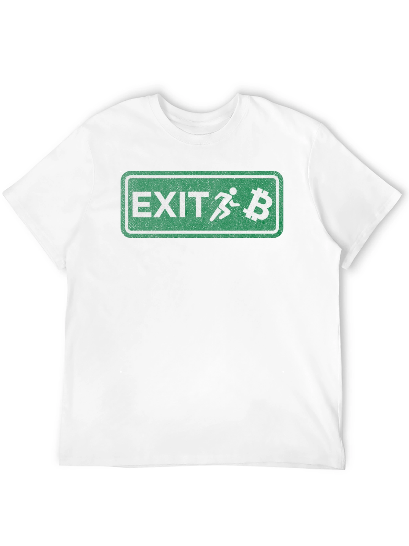 Bitcoin Exit T-Shirt - Crypto Humor Tee - 12