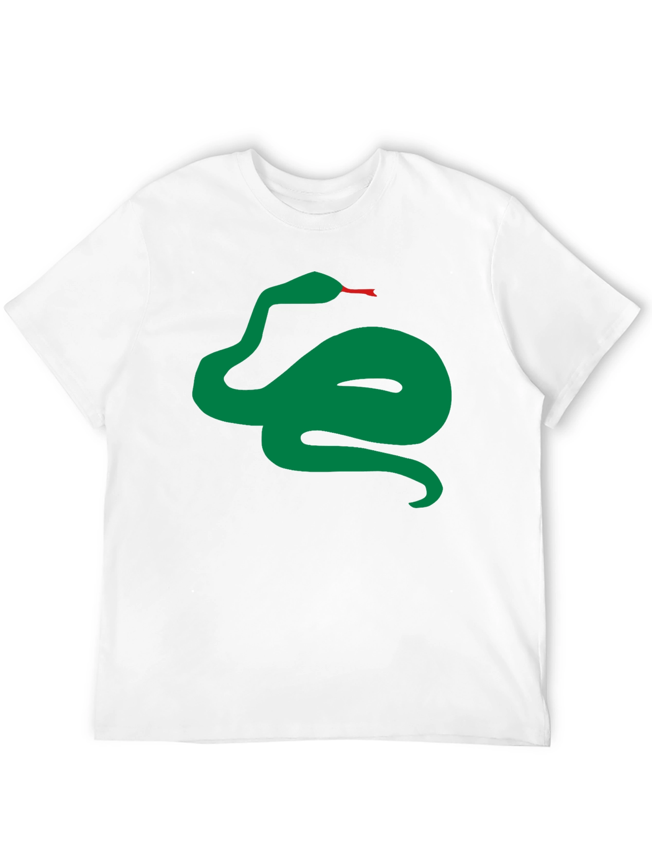 Black Green Snake Graphic Black T-Shirt view 12