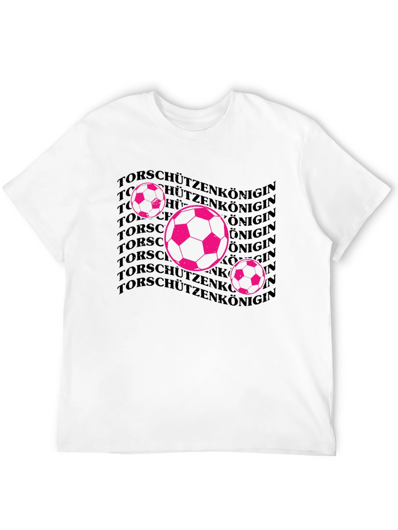 Black Soccer Queen Graphic Tee - Black Cotton T-Shirt view 12