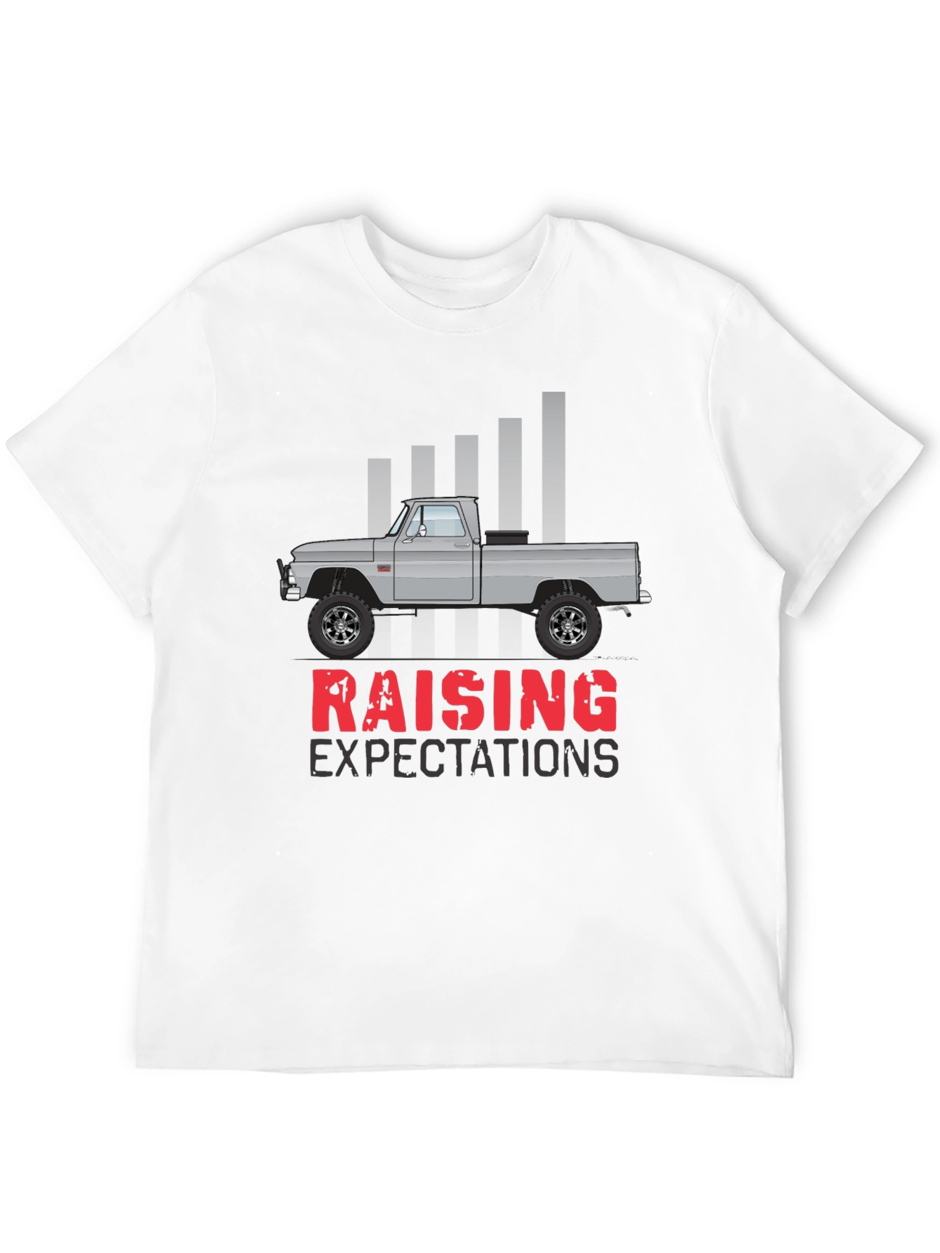 Black Raising Expectations Truck T-Shirt view 12