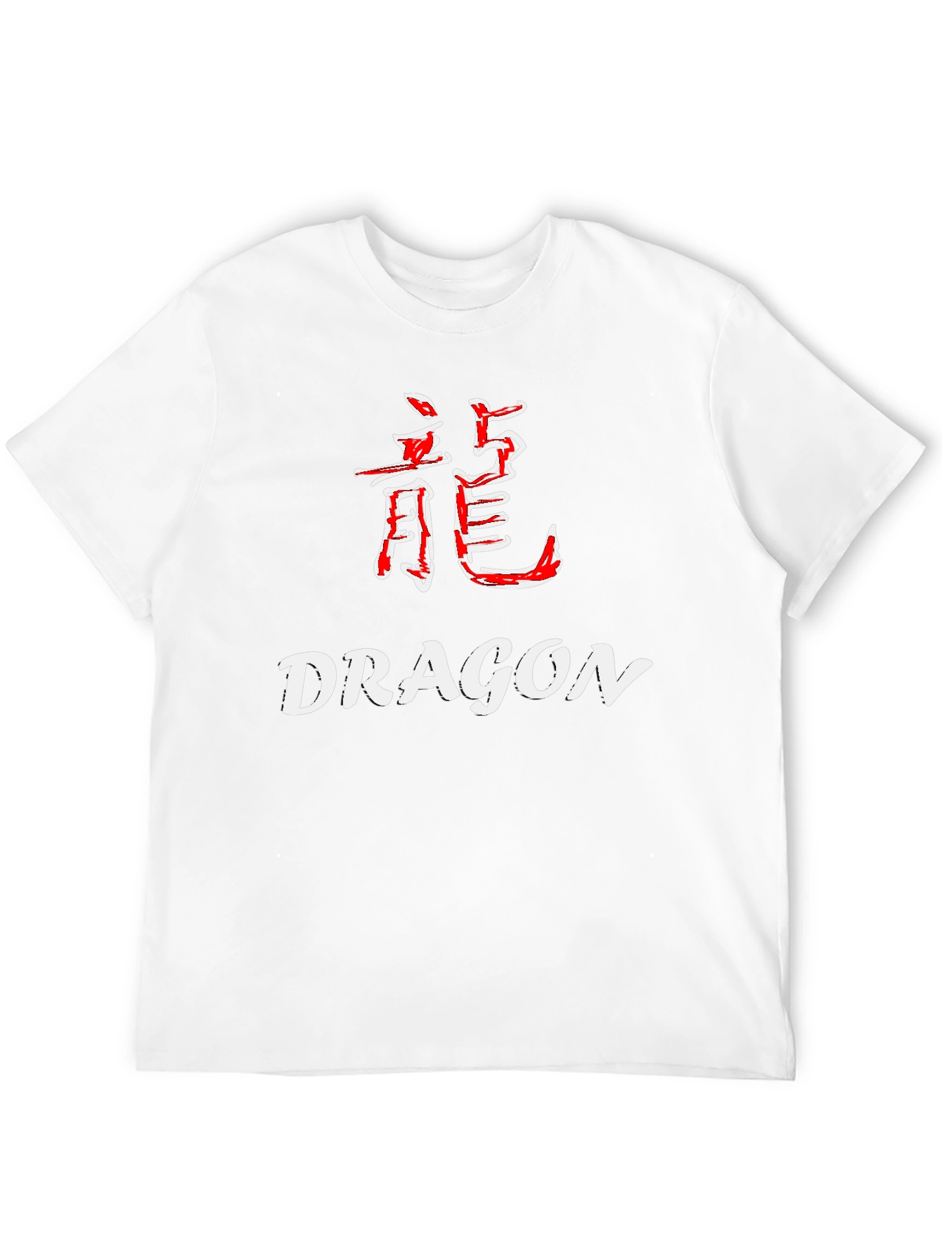 Black Dragon Kanji Black Graphic Tee view 12