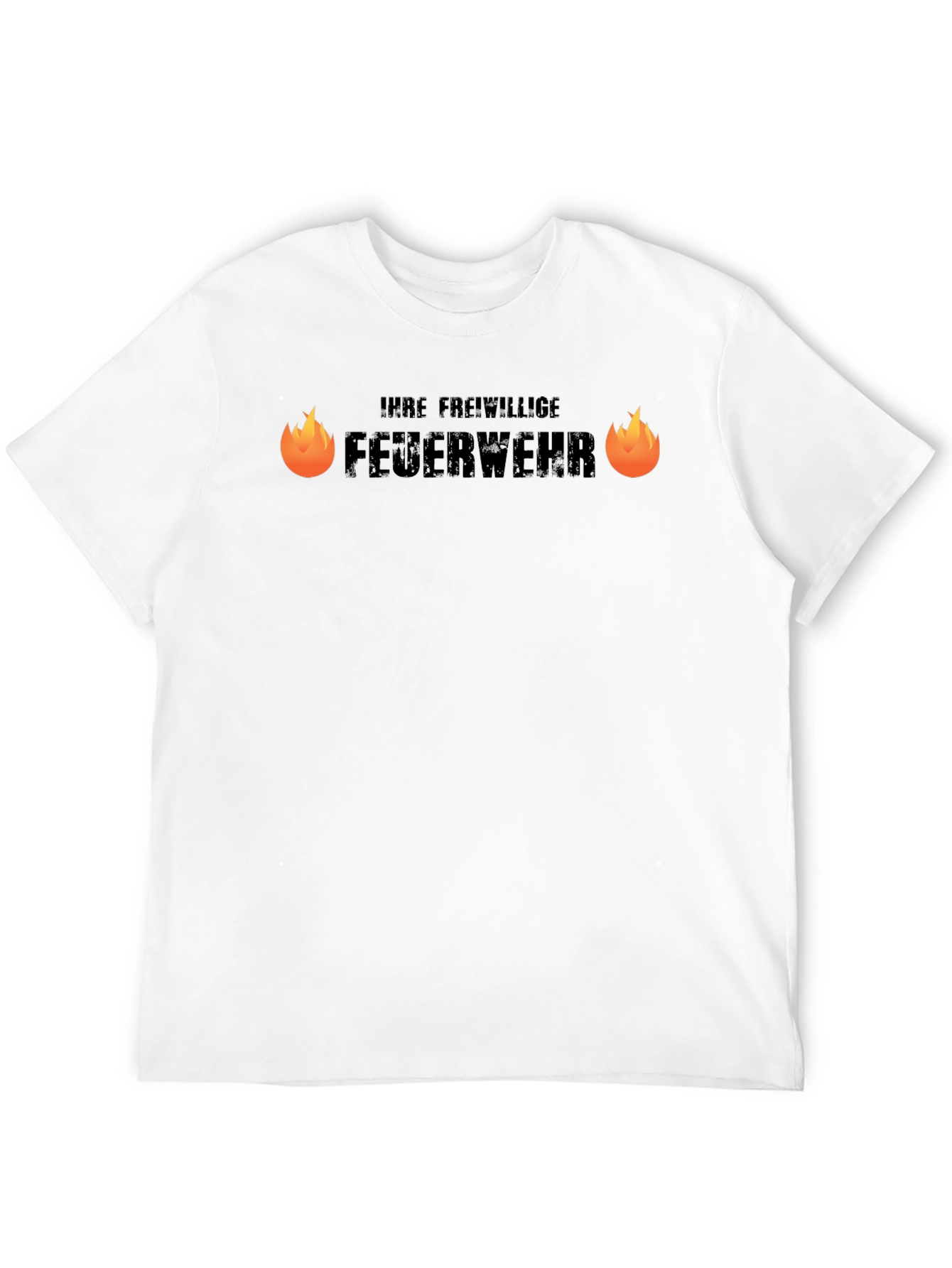 Black Volunteer Firefighter Graphic Tee view 12