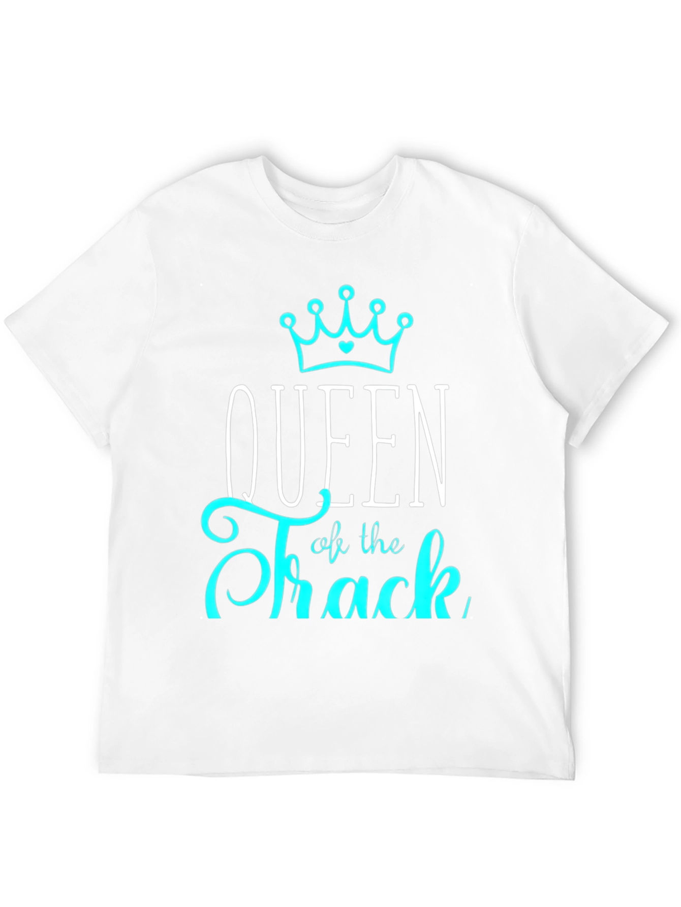 Black Queen of the Track Black T-Shirt view 12