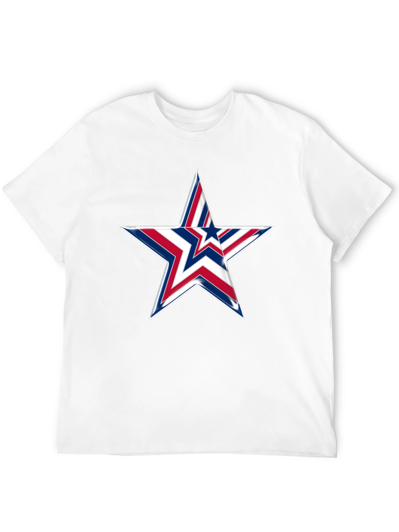 Black Patriotic Star Graphic Tee - USA Pride view 12