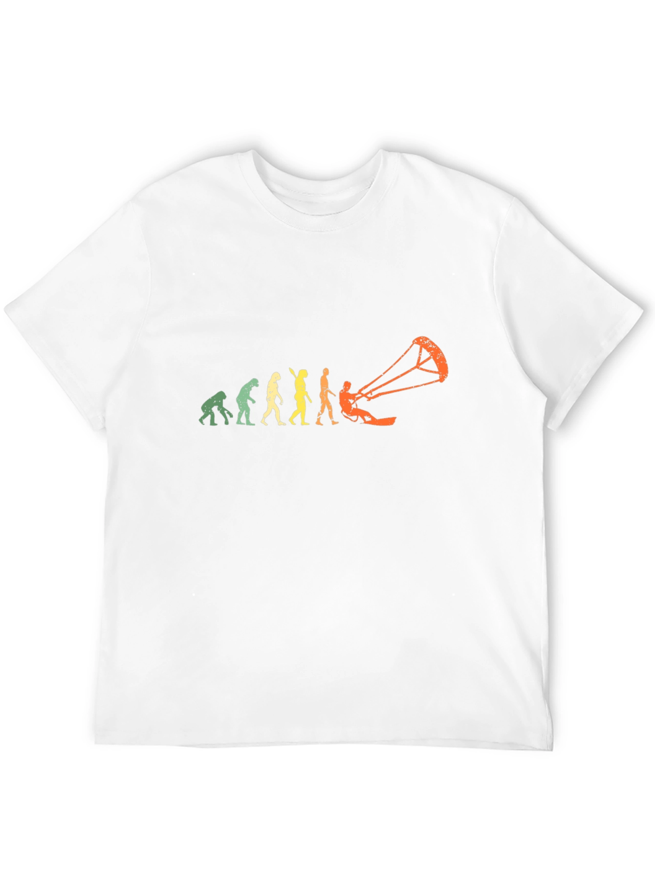 Black Evolution of Kiteboarding Black T-Shirt view 12