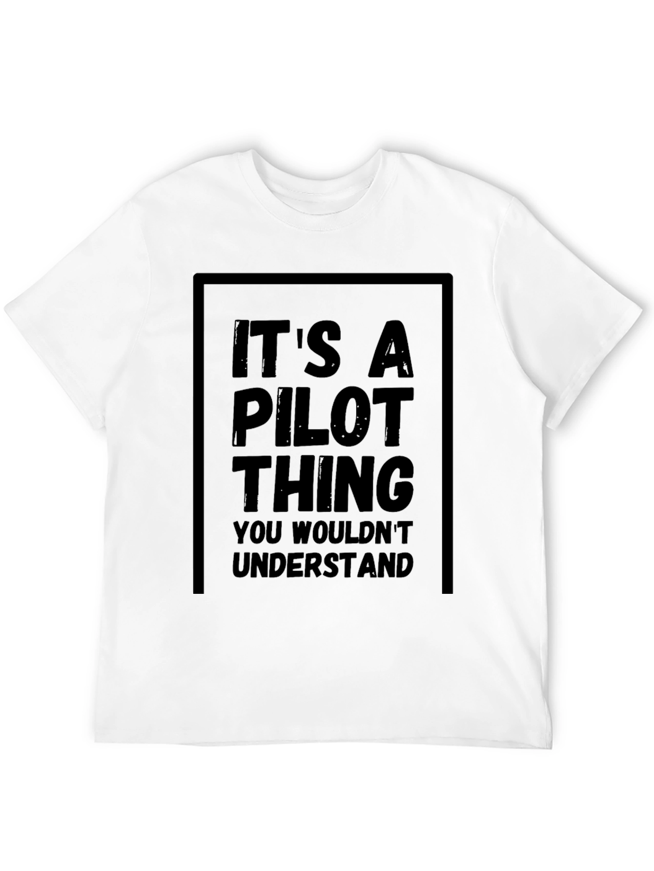 Black It's A Pilot Thing Funny T-Shirt view 12