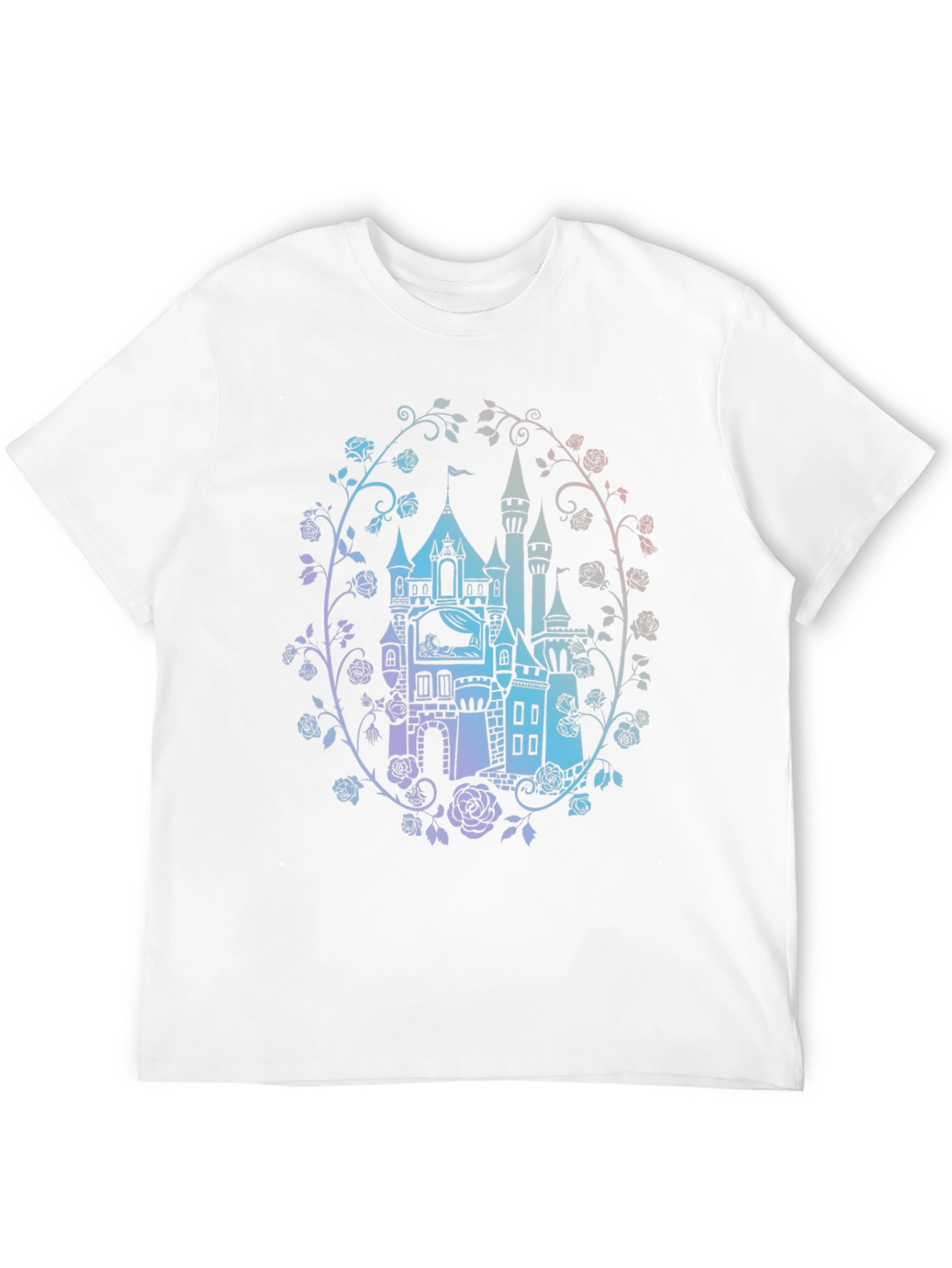 Black Enchanted Castle Black T-Shirt view 12