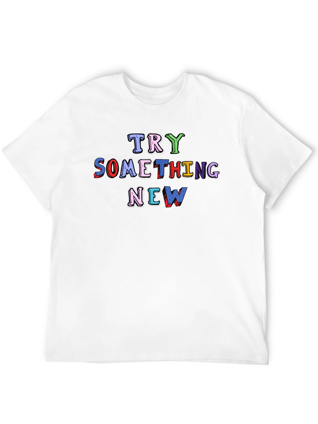 Black Try Something New Graphic Black Tee view 12