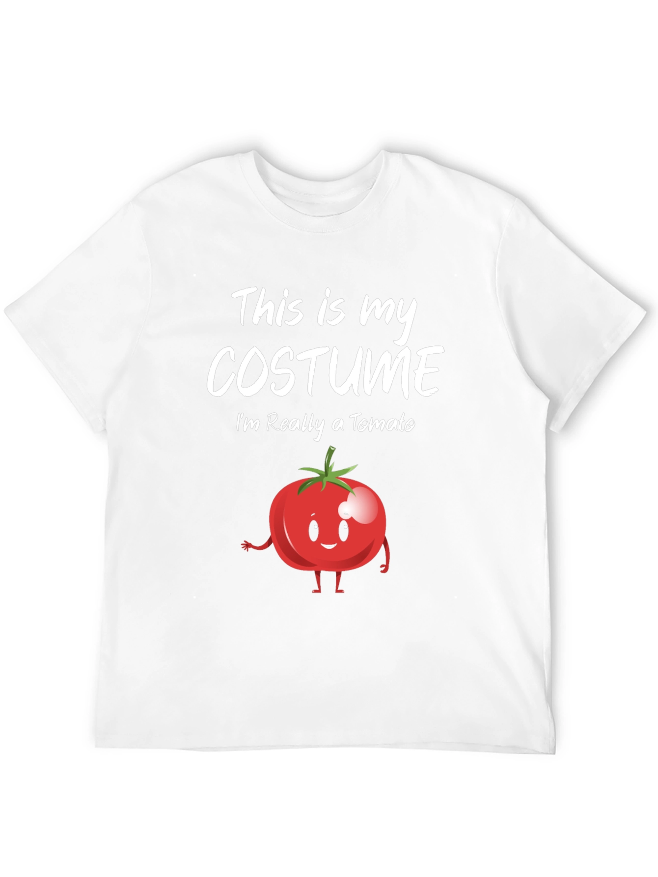 Black Funny Tomato Costume T-Shirt view 12