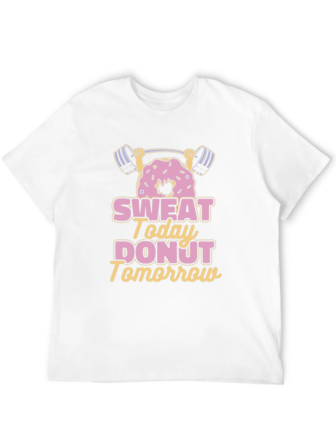 Black Sweat Today Donut Tomorrow T-Shirt view 12