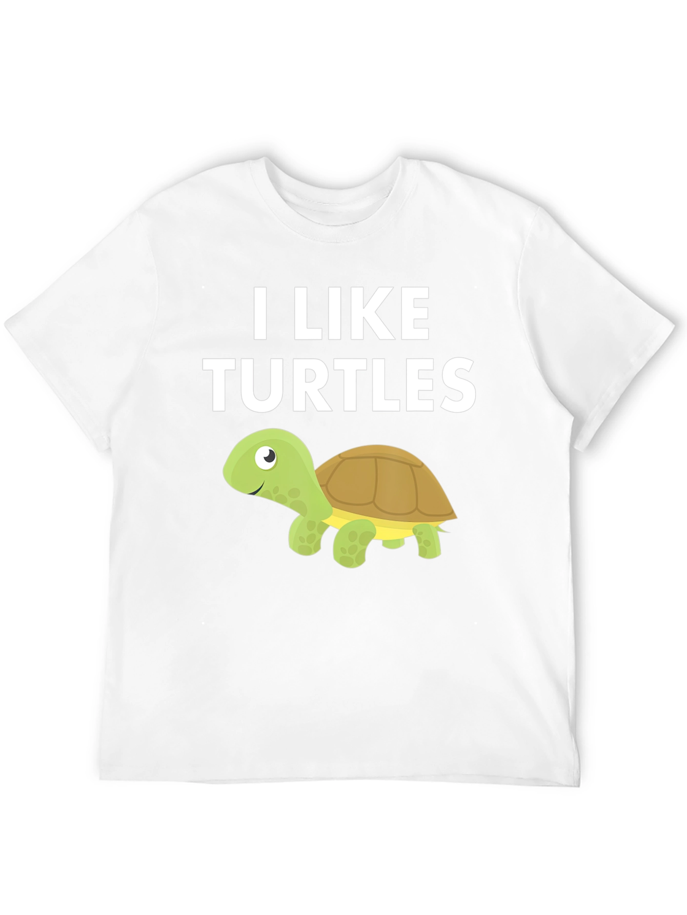 Black I Like Turtles Graphic T-Shirt - Fun & Unique Design view 12