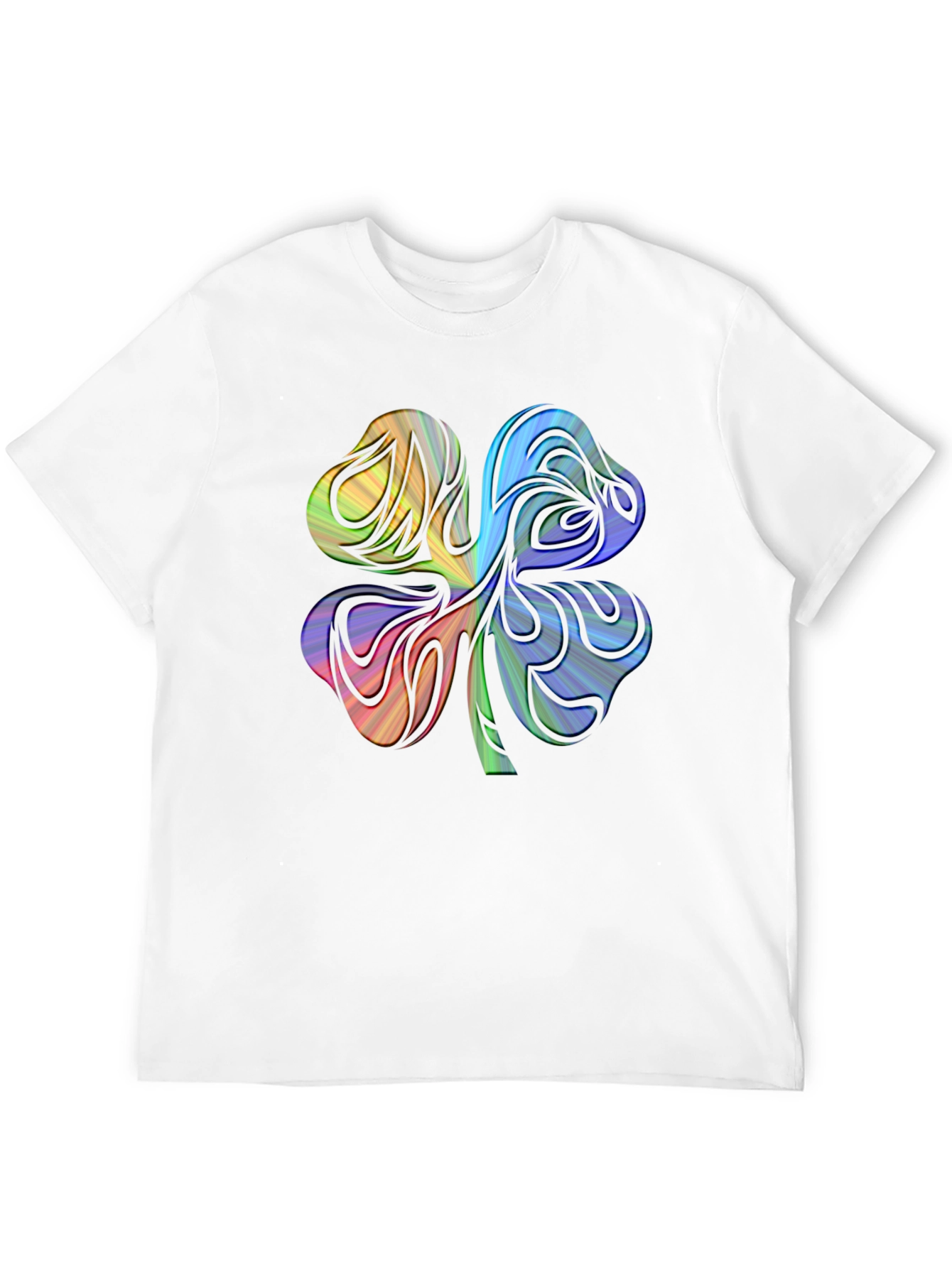 Rainbow Shamrock Graphic Tee - Unisex - 12
