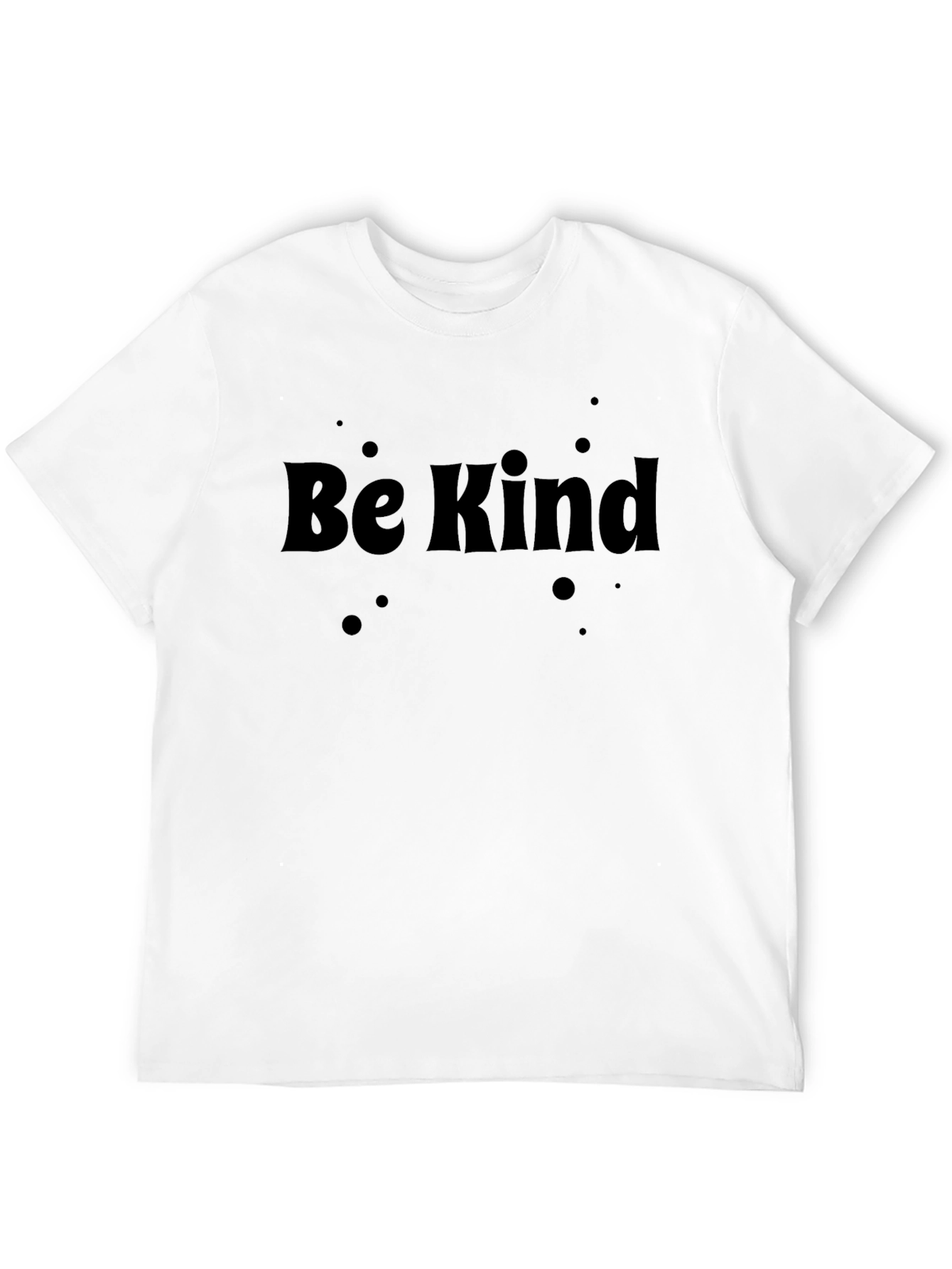 Black Be Kind Black Graphic Tee - Unisex view 12