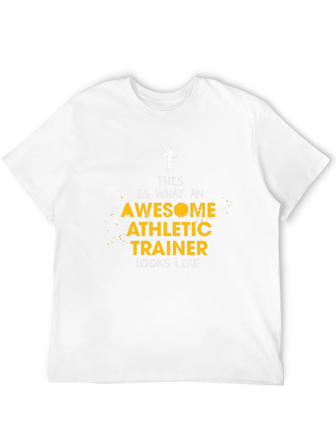 Black Awesome Athletic Trainer T-Shirt view 12
