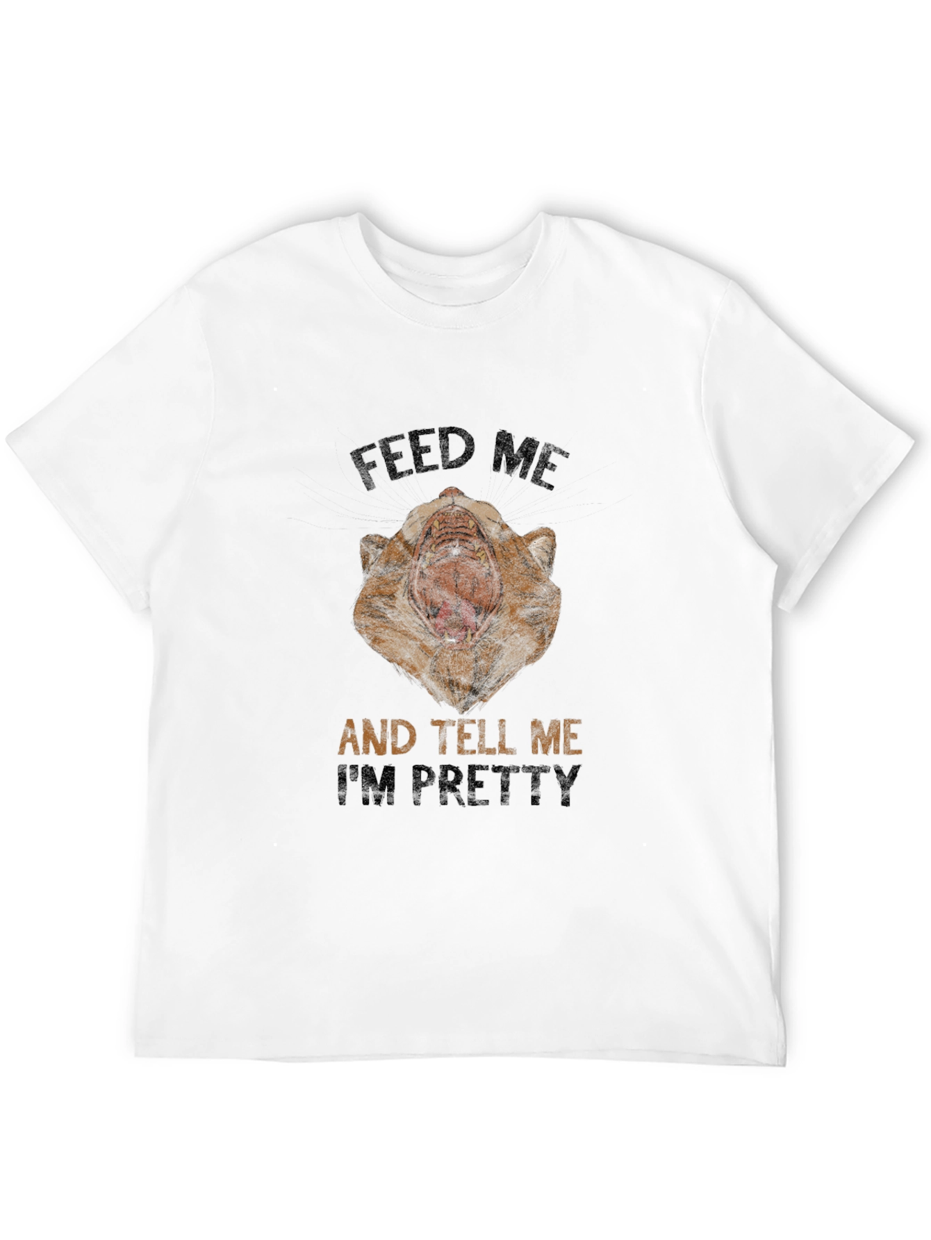 Black Feed Me And Tell Me I'm Pretty Black T-Shirt view 12