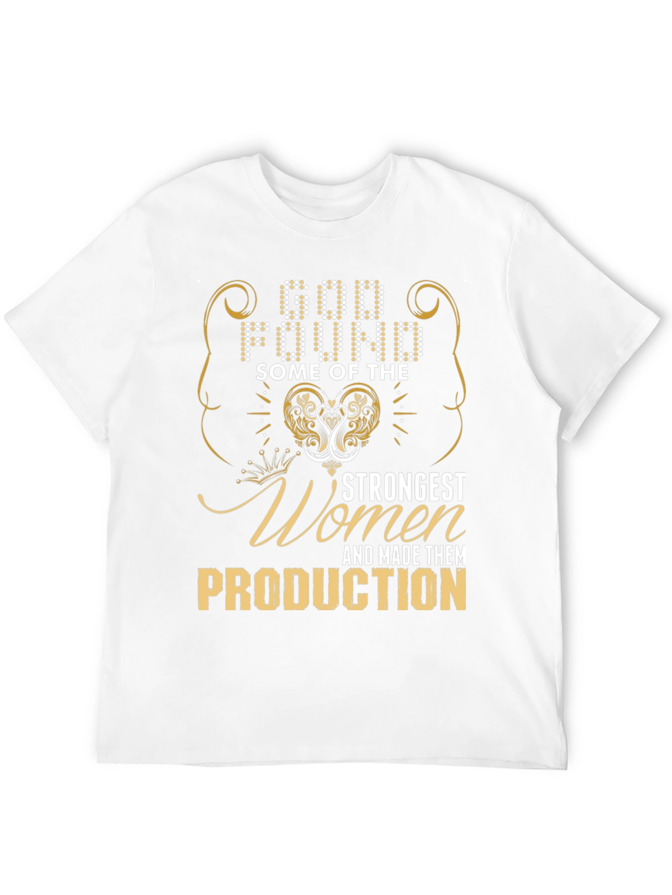 Black Strong Women in Production T-Shirt view 12